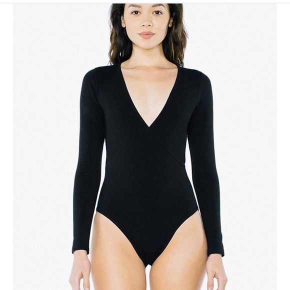American Apparel Other - EUC American Apparel Cross Front Bodysuit